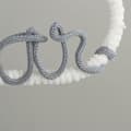 Miniatyrbild 4 av 4: Molnform av metall - 30 x 17,5 cm