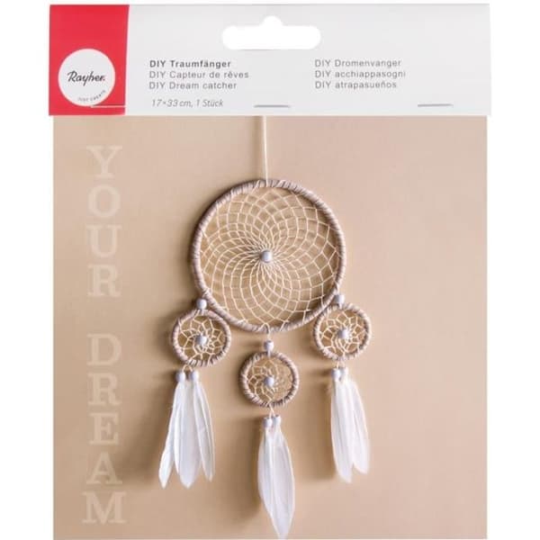 Kit DreamCatcher Dreamcatcher -17x33cm - beige/brun - Rayher Not Relevant