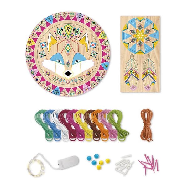 Luminöst Drömfångare att Skapa och Hänga - Batterier ingår - Dekorationsverkstäder - DIY - Kreativ Hobbykit för Barn - Från 8 År
