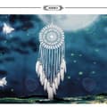 Miniatyrbild 3 av 4: CONFO Original Pure White Knife Dreamcatcher Hem Handgjorda fjädrar Väggdekorationer Dekoration av det vita