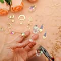 Miniatyrbild 3 av 11: Lollanda DIY Vindspel & drömfångare kit – 400 delar solfångare kristallpyssel, hantverk för fönsterdekoration och dekoration