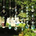 Miniatyrbild 6 av 11: Lollanda DIY Vindspel & drömfångare kit – 400 delar solfångare kristallpyssel, hantverk för fönsterdekoration och dekoration