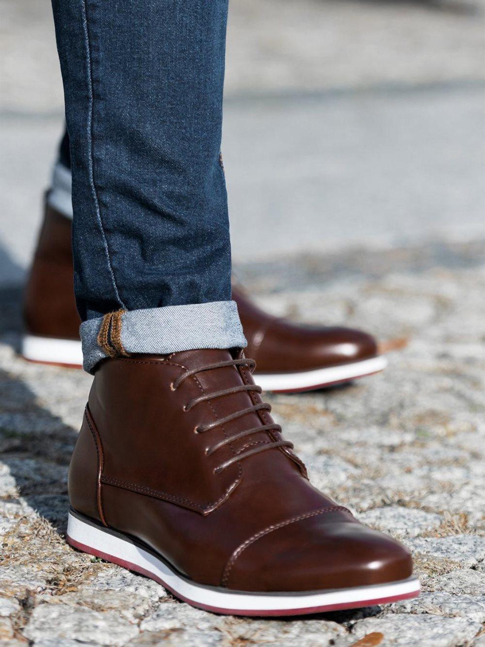 Men's shoes T326 - brown