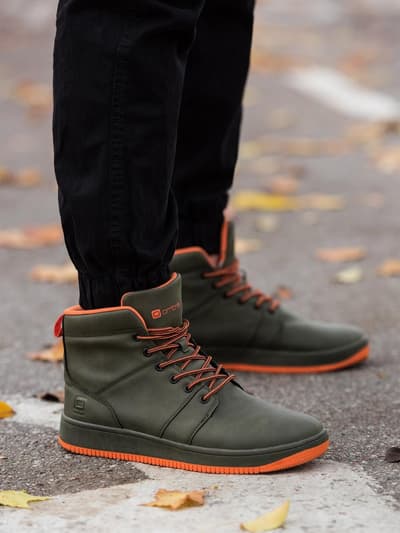 Men's sneakers T311 - green
