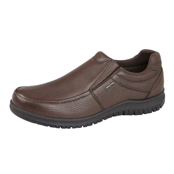 IMAC Mens Grain Leather Shoes Brown 7.5 UK