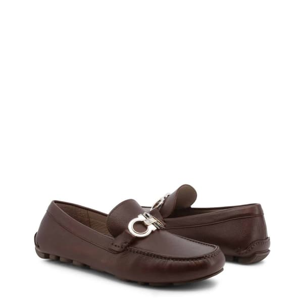 Ferragamo Men All Year Brown Moccasins - size : us-9