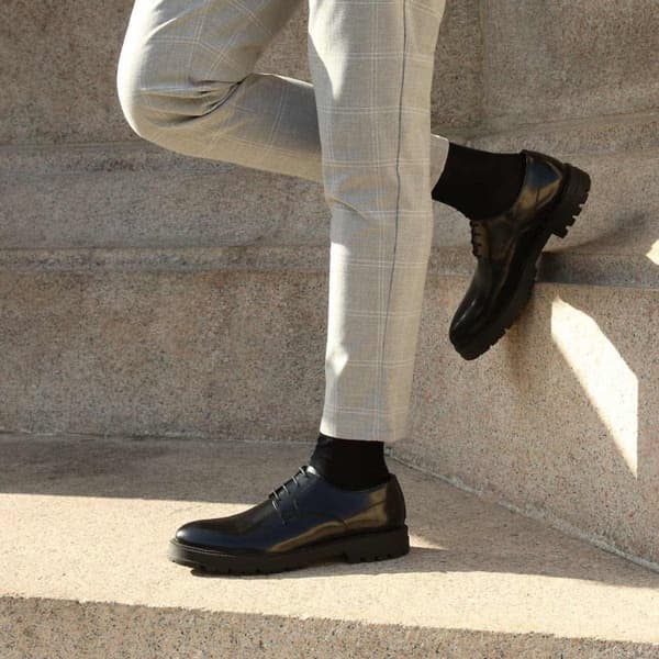 Duca di Morrone Men Fall/Winter Black Lace up - size : eu-42