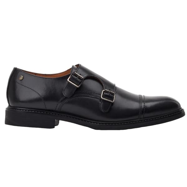 Base London Mens Diablo Monk Leather Shoes