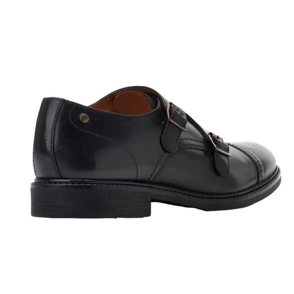 Base London Mens Diablo Monk Leather Shoes