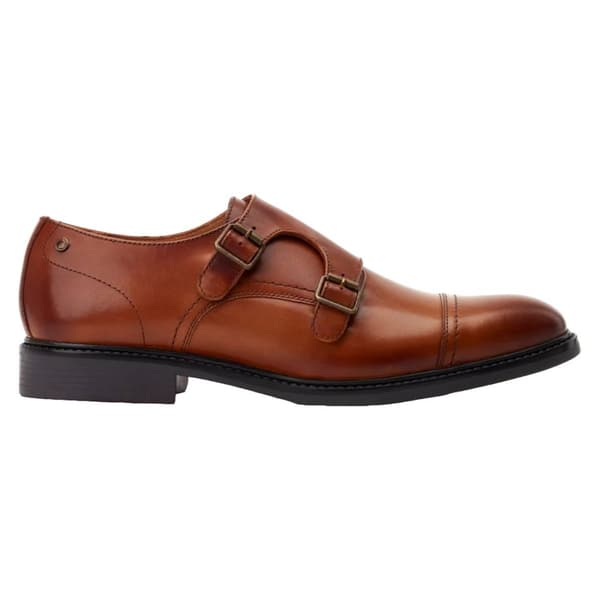 Base London Mens Diablo Monk Leather Shoes