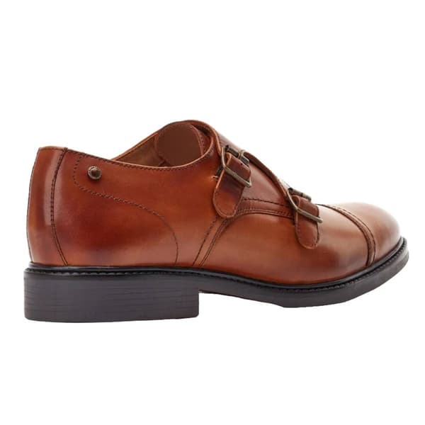 Base London Mens Diablo Monk Leather Shoes