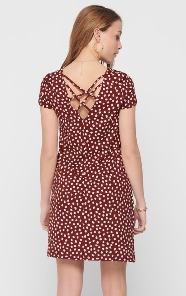 Only - onlBera Back Lace Up SS Dress
