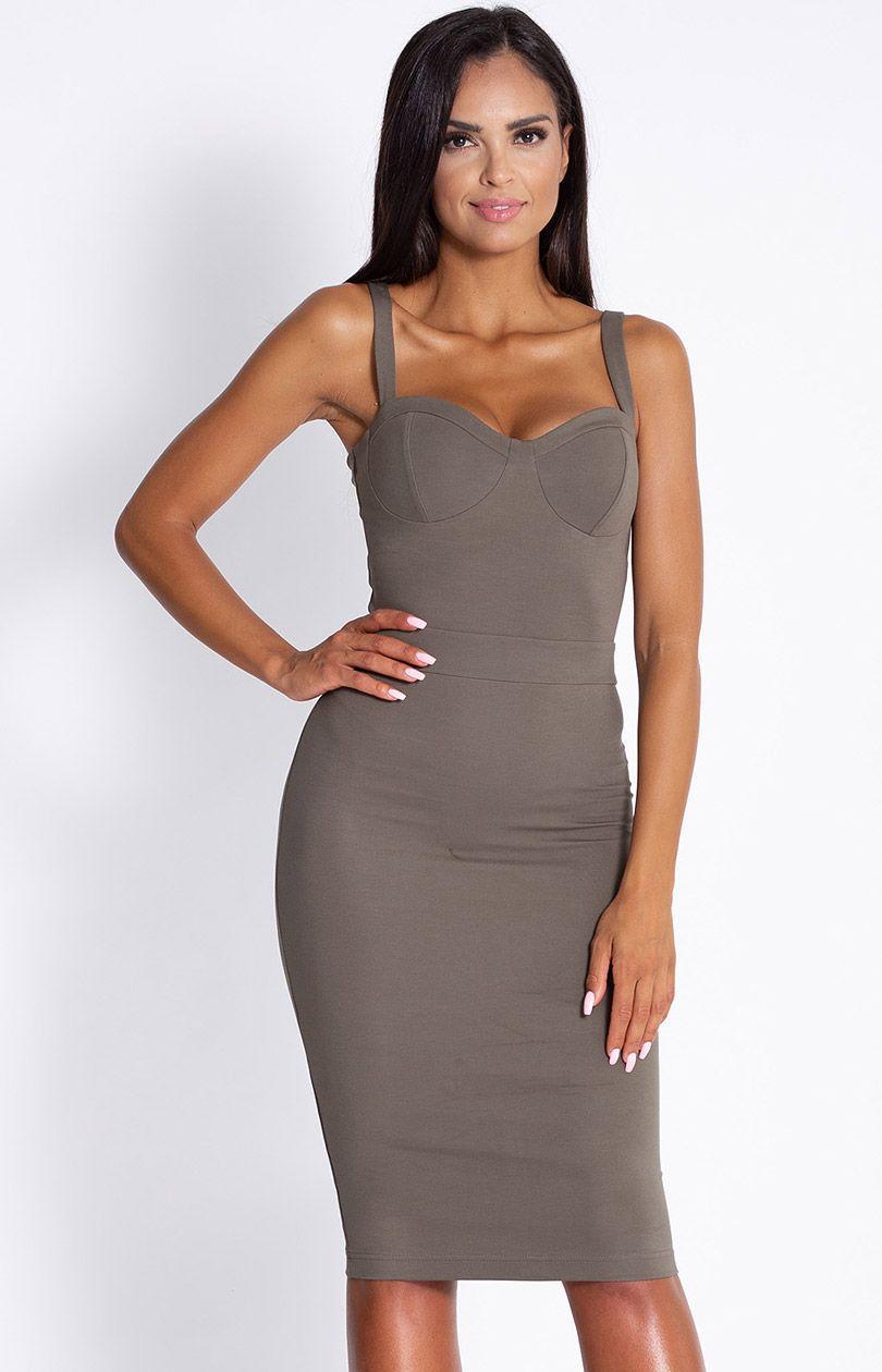 Dress Rocco, oliv, XS