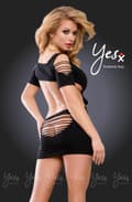 Miniatyrbillede 2 af 4: YesX YX311 Dress Black