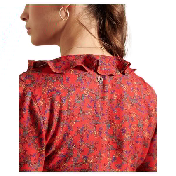 Superdry Pukeutua Summer Wrap Punainen M Nainen