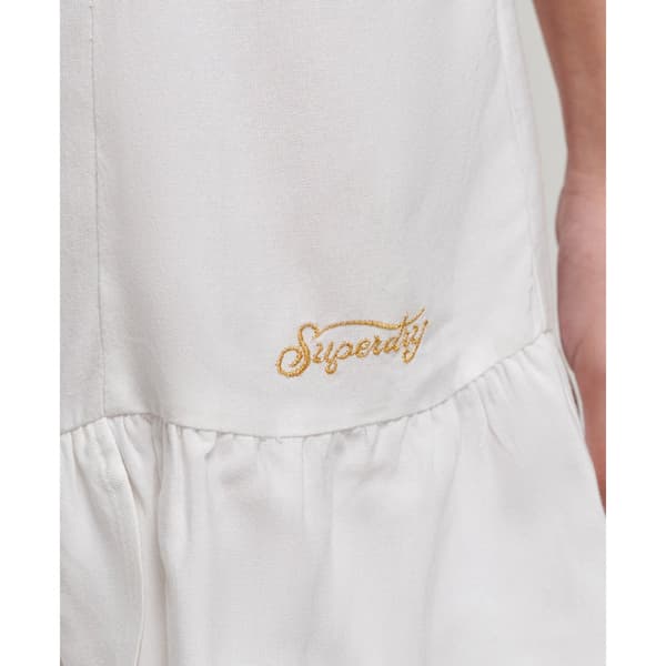 Superdry Pukeutua Vintage Cami Mini Valkoinen S Nainen