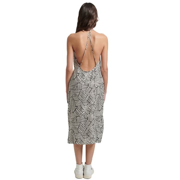 Superdry Kjole Vintage Midi Halter Slip Grå S Kvinde