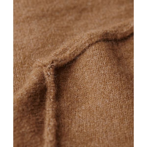 Superdry Långärmad Kort Klänning V Jumper Brun XS Kvinna