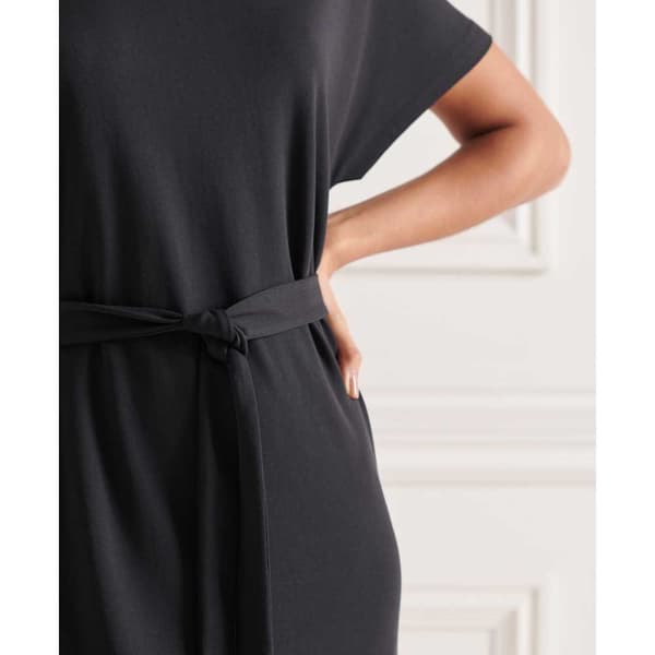 Superdry Kort Klänning The Waist Mini Svart XS Kvinna