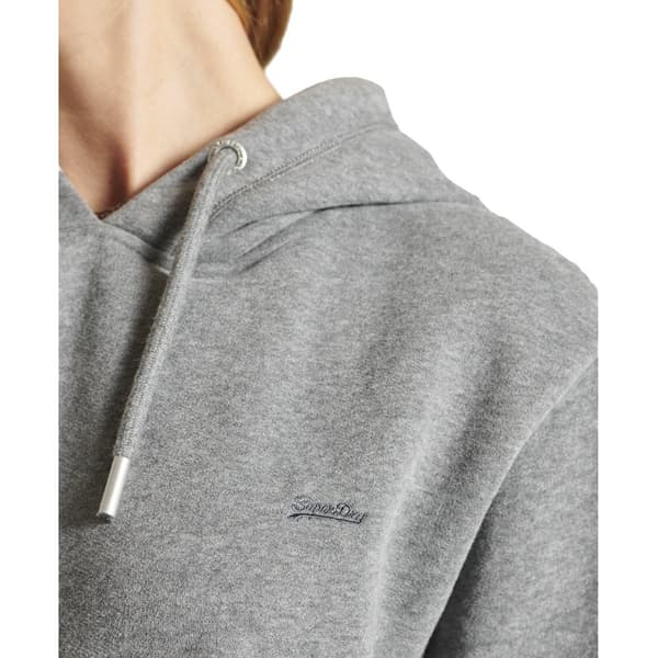 Superdry Klänning Vintage Logo Embroidered Grå XS Kvinna