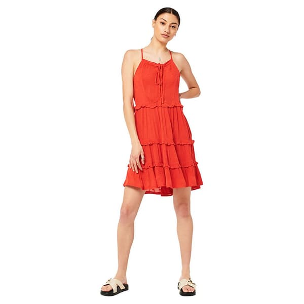 Superdry Klänning Vintage Broderie Cami Röd S Kvinna