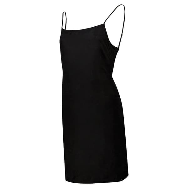 Superdry Klänning Studios Cupro Mini Slip Svart M Kvinna
