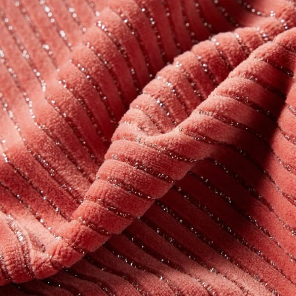vidaXL Klänning med långa ärmar för barn medium rosa 92
