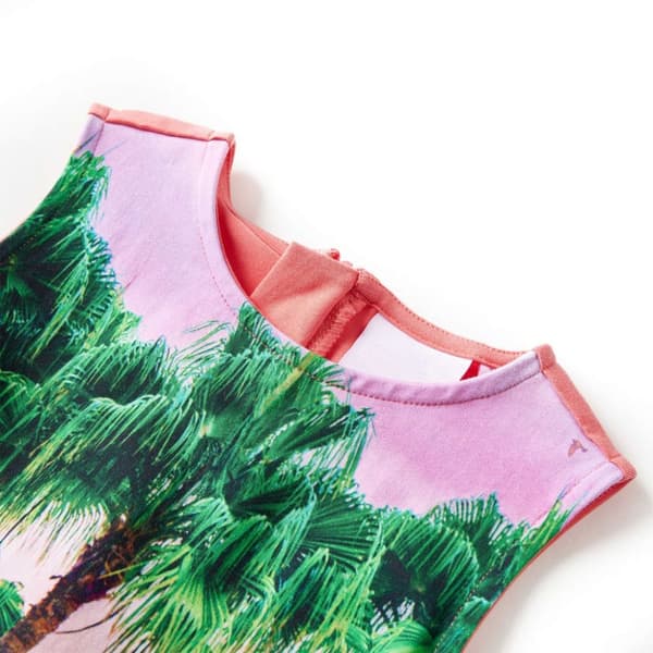 vidaXL Lasten mekko koralli 104