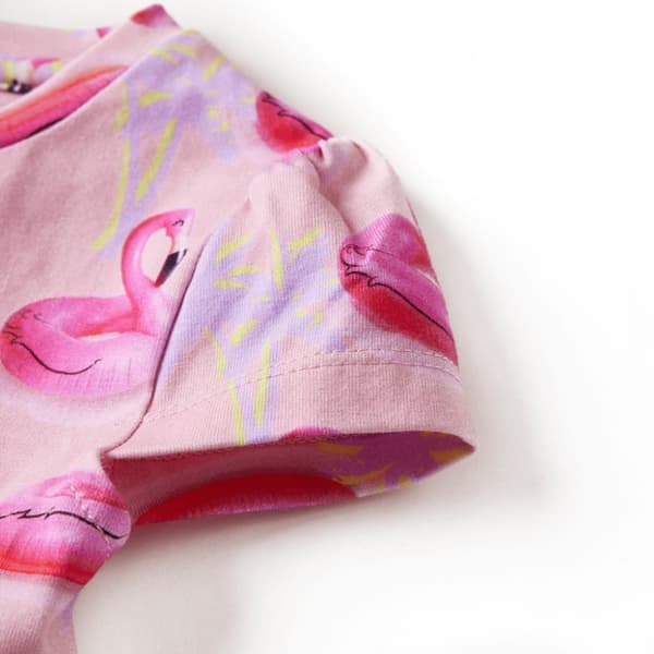 vidaXL Lasten mekko vaaleanpunainen 116