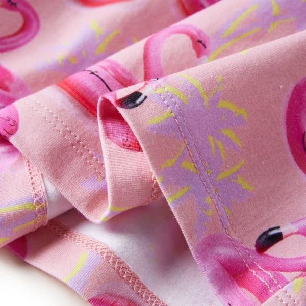 vidaXL Lasten mekko vaaleanpunainen 116