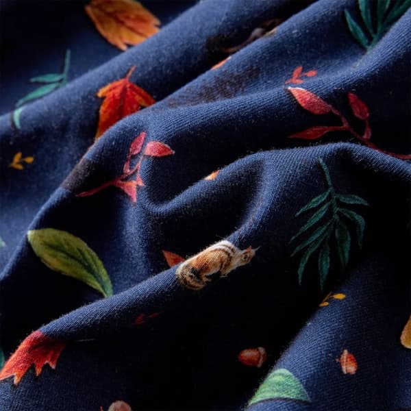 vidaXL Lasten pitkähihainen mekko laivastonsininen 104