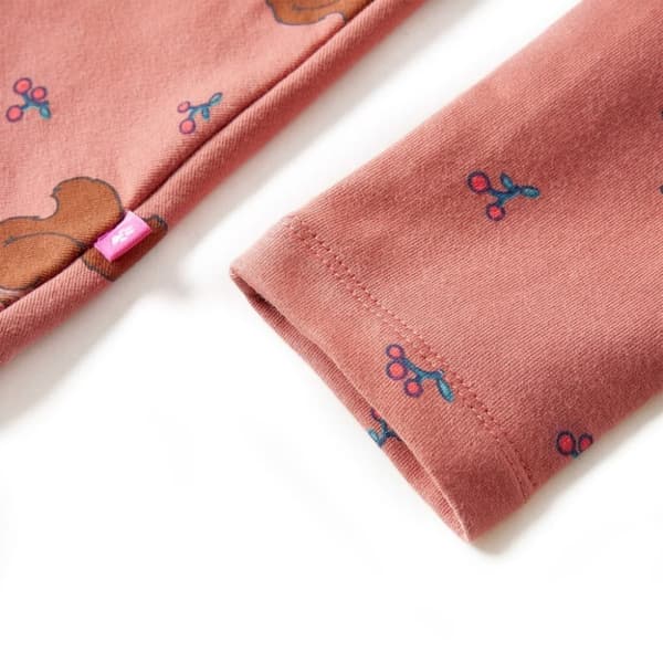 vidaXL Lasten mekko vanha roosa 116