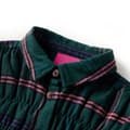 Pikkukuva 3 / 8: vidaXL Lasten pitkähihainen mekko röyhelöillä tummanvihreä 92