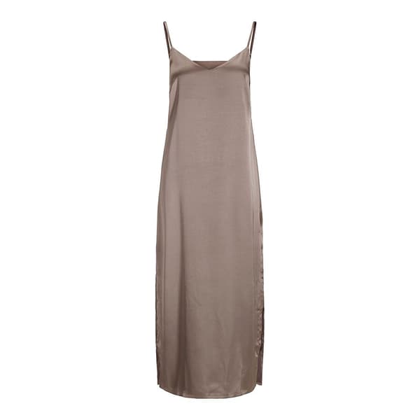 Jack & Jones Tasaton Pitkä Mekko Cleo Satin Pinkki S Nainen