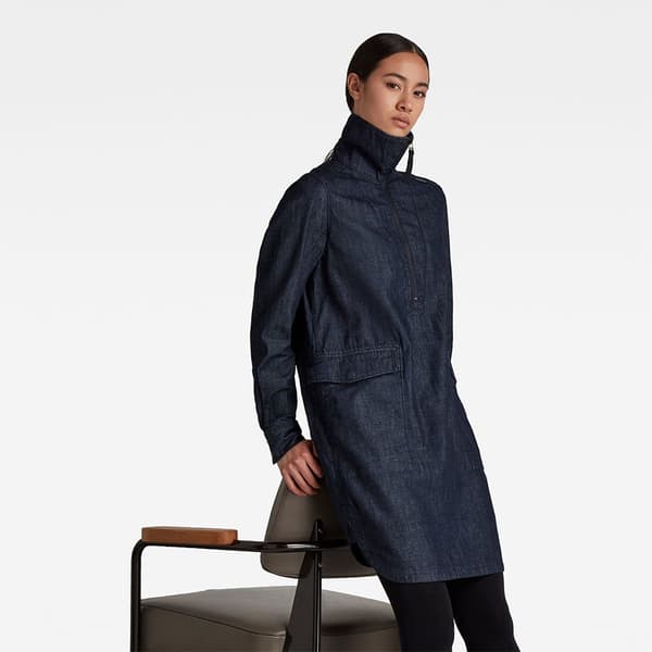 G-star Klänning Tunic Blå XS Kvinna