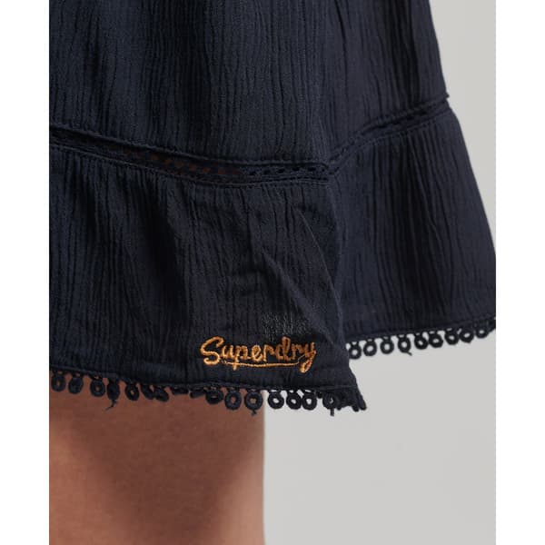 Superdry Klänning Vintage Mini Beach Cami Svart M Kvinna