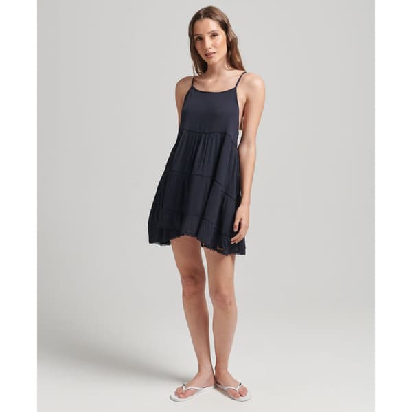 Superdry Kjole Vintage Mini Beach Cami Sort M Kvinde