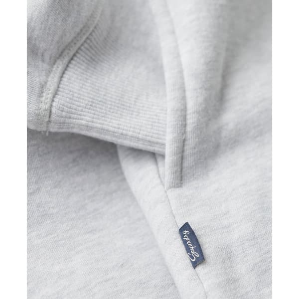 Superdry Pitkähihainen Lyhyt Mekko Essential Hooded Sweat Harmaa S-M Nainen