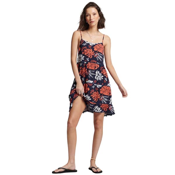 Superdry Klänning Vintage Mini Beach Cami Blå XS Kvinna