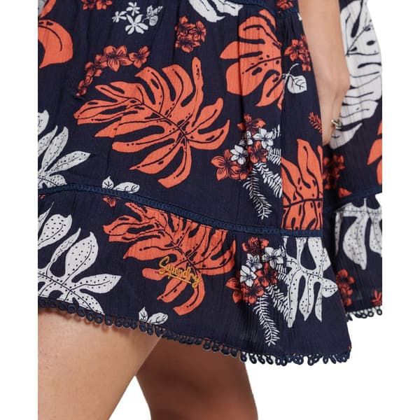 Superdry Klänning Vintage Mini Beach Cami Blå XS Kvinna