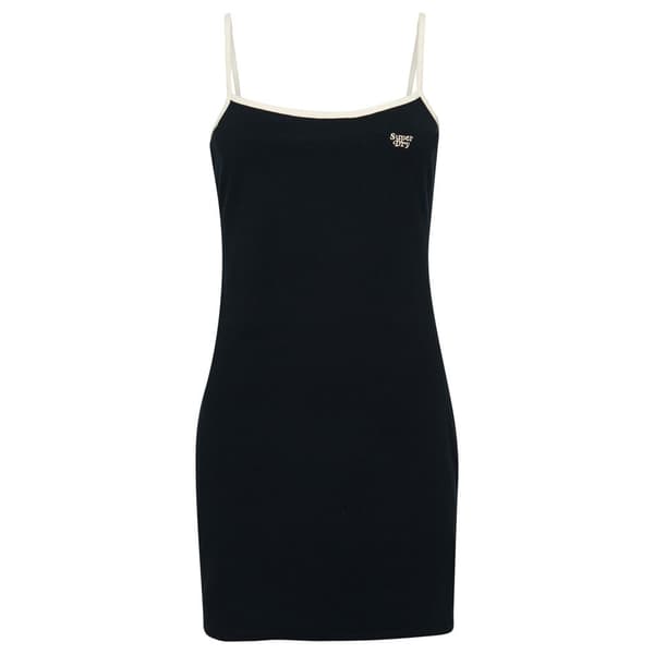 Superdry Klänning Vintage Jersey Cami Blå M Kvinna