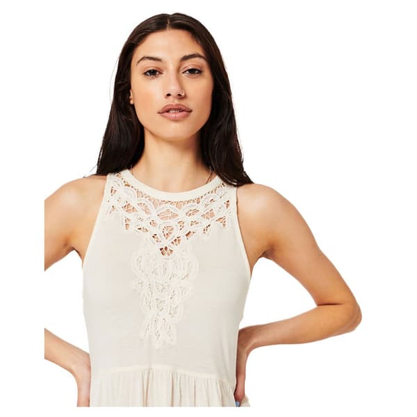 Superdry Klänning Vintage Lace Racer Vit M Kvinna