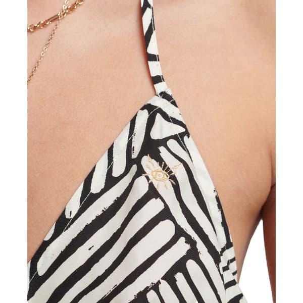 Superdry Klänning Vintage Midi Halter Slip Grå XL Kvinna
