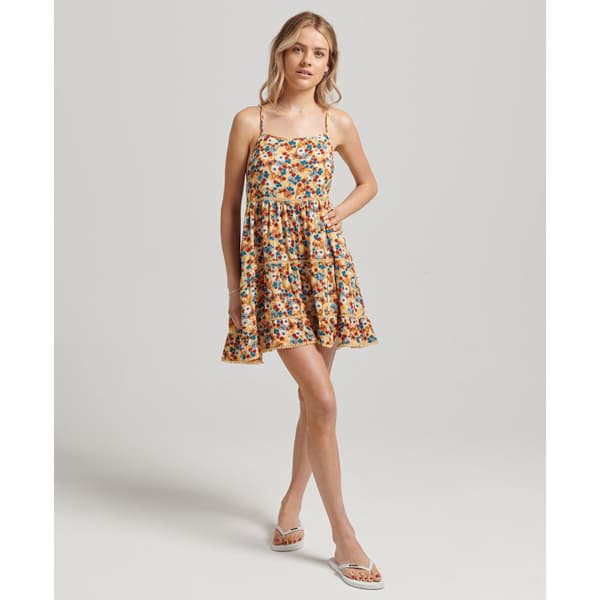 Superdry Pukeutua Vintage Mini Beach Cami Keltainen XL Nainen