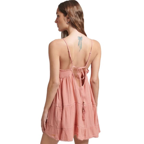 Superdry Kjole Vintage Mini Beach Cami Rosa 2XS Kvinde