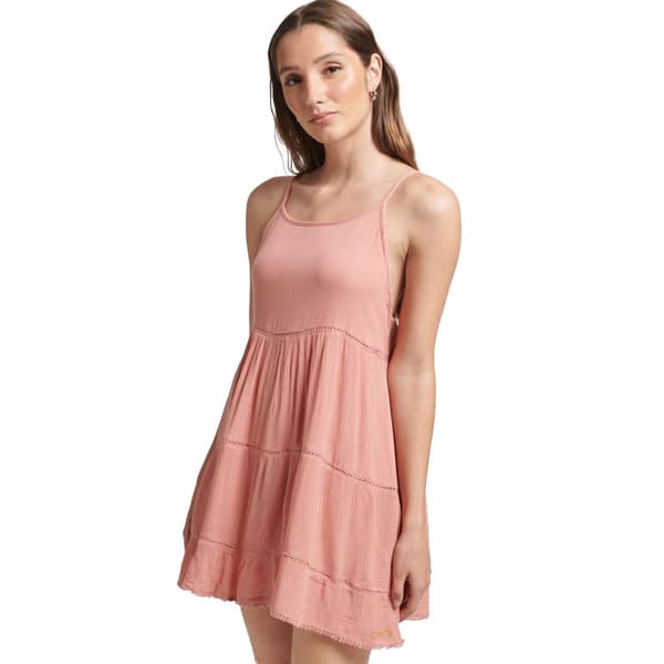 Superdry Klänning Vintage Mini Beach Cami Rosa 2XS Kvinna
