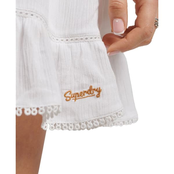 Superdry Pukeutua Vintage Mini Beach Cami Valkoinen L Nainen