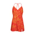 Miniatyrbild 3 av 5: Superdry Klänning Vintage Mini Slip Halter Röd M Kvinna