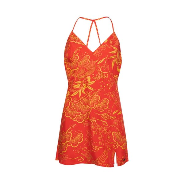 Superdry Klänning Vintage Mini Slip Halter Röd M Kvinna