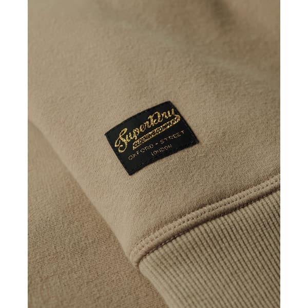 Superdry Langærmet Kort Kjole Luxe Metallic Logo Hood Grå 2XS-XS Kvinde